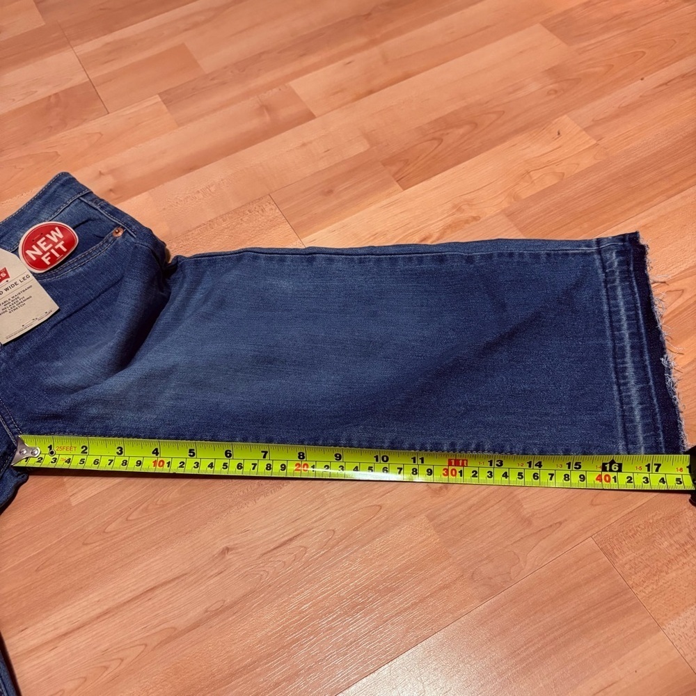 New Levi’s Girls Cropped Wide Leg Jeans Size 7 - Picture 8 of 8